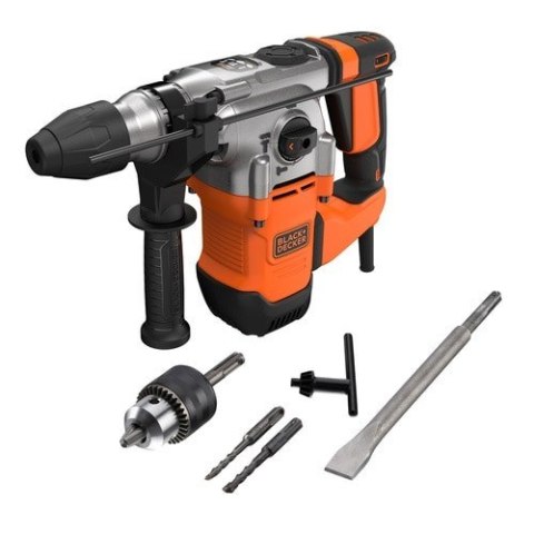Black & Decker BEHS03K 900 RPM SDS Plus Czarny, Pomarańczowy Black & Decker BEHS03K 900 RPM SDS Plus Czarny, Pomarańczowy