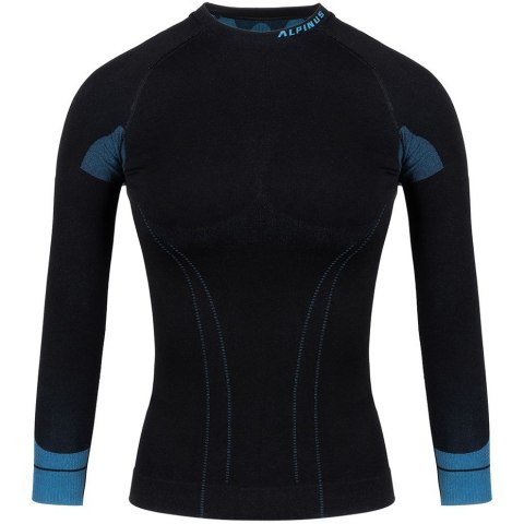 Bluza termoaktywna damska Alpinus Tactical Base Layer czarno-niebieska GT43210 S Bluza termoaktywna damska Alpinus Tactical Base Layer czarno-niebieska GT43210 S
