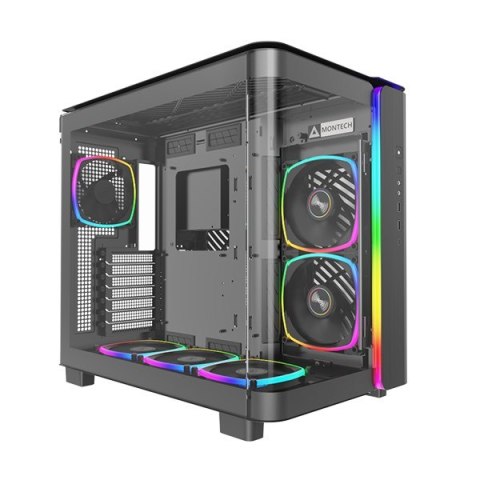 Montech KING 95 PRO Midi-Tower, Szkło Hartowane, ARGB - czarny Montech KING 95 PRO Midi-Tower, Szkło Hartowane, ARGB - czarny