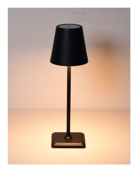 Techly I-LED LAMP-BK lampa stołowa Niewymienialne źródło światła 3 W E Czarny