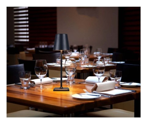 Techly I-LED LAMP-BK lampa stołowa Niewymienialne źródło światła 3 W E Czarny