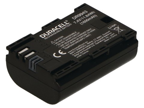 Duracell DR9943 bateria do aparatu/kamery Litowo-jonowa (Li-Ion) 1600 mAh Duracell DR9943 bateria do aparatu/kamery Litowo-jonowa (Li-Ion) 1600 mAh