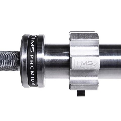 Gryf olimpijski 20 kg / 2200 mm z zaciskami lock jaw HMS GO901