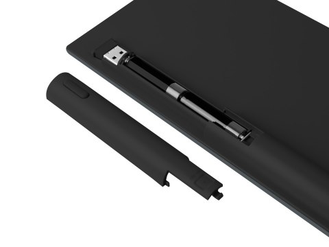 Klawiatura NATEC NKL-1830 Uniwersalne RF Wireless + Bluetooth QWERTY Hiszpański Czarny, Szary Klawiatura NATEC NKL-1830 Uniwersalne RF Wireless + Bluetooth QWERTY Hiszpański Czarny, Szary