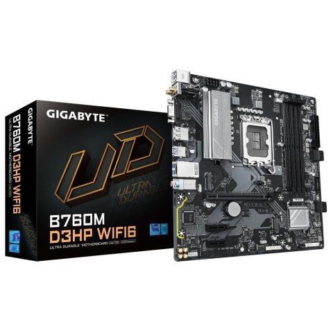 Płyta główna GIGABYTE MB B760 S1700 MATX/B760M D3HP WIFI6 1.0