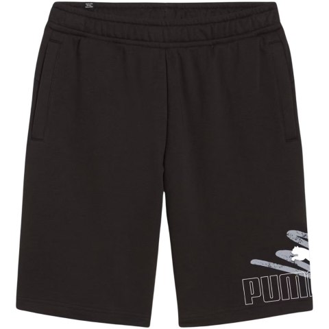 Spodenki męskie Puma ESS+ Logo Lab Graphic Shorts 10 czarne 678989 01 S Spodenki męskie Puma ESS+ Logo Lab Graphic Shorts 10 czarne 678989 01 S