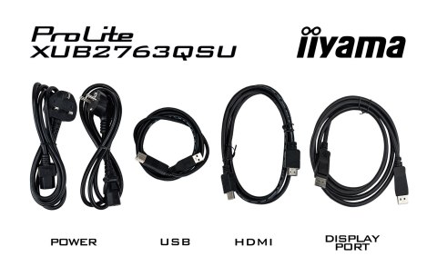 Monitor IIYAMA 68.6cm (27") XUB2763QSU-B1 16:9 HDMI+DP+USB IPS Lift Monitor IIYAMA 68.6cm (27") XUB2763QSU-B1 16:9 HDMI+DP+USB IPS Lift