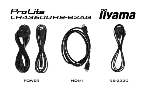 Monitor Iiyama 43 LH4360UHS-B2AG HDMI USB - 107.9 cm - 42.5" Monitor Iiyama 43 LH4360UHS-B2AG HDMI USB - 107.9 cm - 42.5"