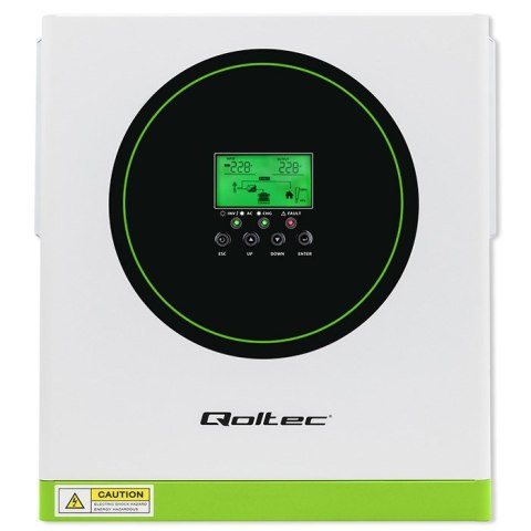 Qoltec Hybrydowy inwerter solarny Off-Grid 3500kW | 100A | 24V | MPPT | Sinus | opcja Wi-Fi | Power Factor 1.0 Qoltec Hybrydowy inwerter solarny Off-Grid 3500kW | 100A | 24V | MPPT | Sinus | opcja Wi-Fi | Power Factor 1.0