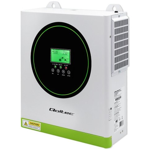 Qoltec Hybrydowy inwerter solarny Off-Grid 3500kW | 100A | 24V | MPPT | Sinus | opcja Wi-Fi | Power Factor 1.0 Qoltec Hybrydowy inwerter solarny Off-Grid 3500kW | 100A | 24V | MPPT | Sinus | opcja Wi-Fi | Power Factor 1.0