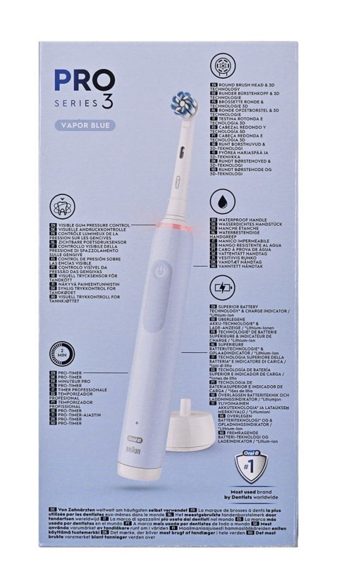 Szczoteczka Oral-B PRO 3 3000 Sensitive Clean Blue Szczoteczka Oral-B PRO 3 3000 Sensitive Clean Blue