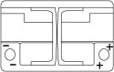 Akumulator EXIDE 12V 70Ah/760A START&STOP EFB (P+ biegun standardowy) 278x175x190 B13 - stopka o wysokości 10,5 mm (efb)