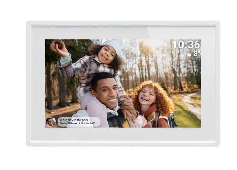 Denver PFF-725W cyfrowa ramka na zdjęcia Biały 17,8 cm (7") Ekran dotykowy Wi-Fi