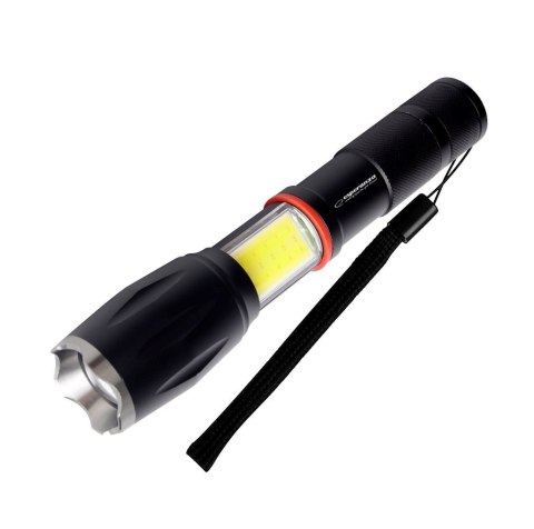 ESPERANZA ALUMINIOWA LATARKA ZE ŚWIATŁEM BOCZNYM COB DIONE EOT070 ESPERANZA ALUMINIOWA LATARKA ZE ŚWIATŁEM BOCZNYM COB DIONE EOT070