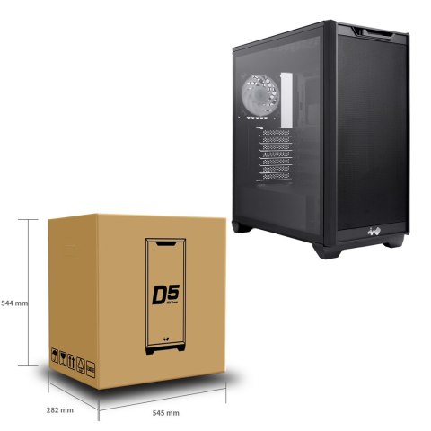 InWin D5 Gehäuse - schwarz InWin D5 Gehäuse - schwarz