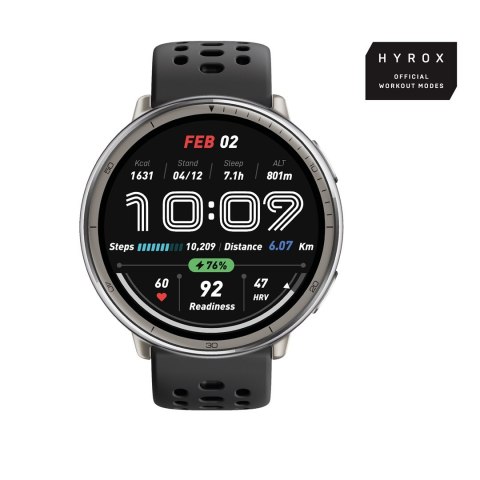 Smartwatch Amazfit Active 2/A2437 Black Silver W2437GL7N Huami Smartwatch Amazfit Active 2/A2437 Black Silver W2437GL7N Huami