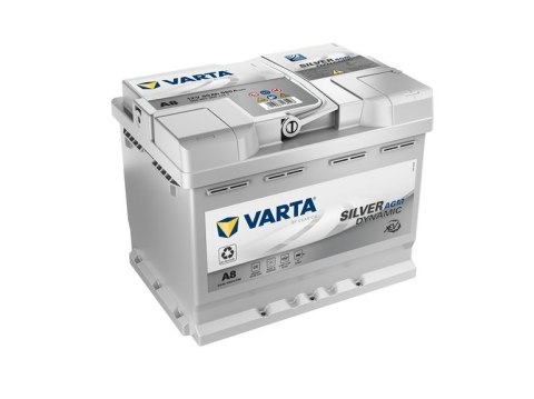 Akumulator VARTA 12V 60Ah/680A START&STOP AGM (P+ standardowy) 242x175x190 B13 (agm/rozruchowy)