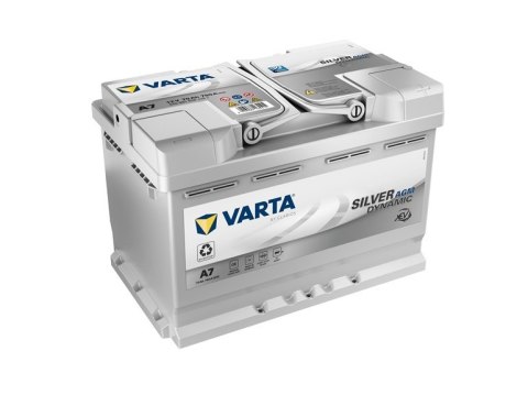 Akumulator VARTA 12V 70Ah/760A START&STOP AGM (P+ standardowy) 278x175x190 B13 (agm/rozruchowy)