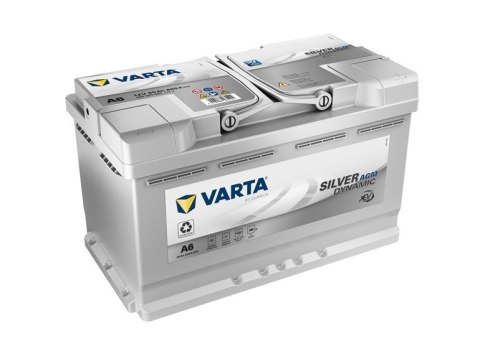 Akumulator VARTA 12V 80Ah/800A START&STOP AGM (P+ standardowy) 315x175x190 B13 (agm/rozruchowy)