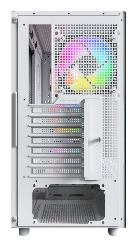 Drewniana obudowa PC Montech XR, Midi-Tower, ATX, ARGB, Szkło hartowane - biała Drewniana obudowa PC Montech XR, Midi-Tower, ATX, ARGB, Szkło hartowane - biała