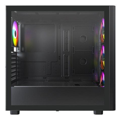 Drewniana obudowa PC Montech XR, Midi-Tower, ATX, ARGB, szkło hartowane Drewniana obudowa PC Montech XR, Midi-Tower, ATX, ARGB, szkło hartowane