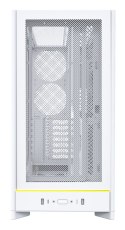 Obudowa PC Montech HS01, Midi-Tower, ATX, aRGB, Szkło Hartowane - biała