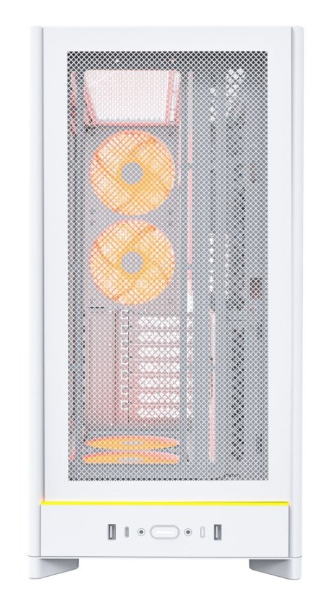 Obudowa PC Montech HS01 PRO, Midi-Tower, ATX, aRGB, Szkło Hartowane - biała Obudowa PC Montech HS01 PRO, Midi-Tower, ATX, aRGB, Szkło Hartowane - biała