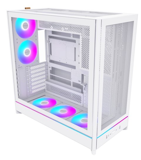 Obudowa PC Montech HS01 PRO, Midi-Tower, ATX, aRGB, Szkło Hartowane - biała Obudowa PC Montech HS01 PRO, Midi-Tower, ATX, aRGB, Szkło Hartowane - biała