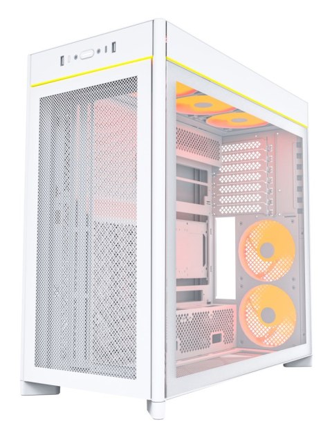 Obudowa PC Montech HS01 PRO, Midi-Tower, ATX, aRGB, Szkło Hartowane - biała Obudowa PC Montech HS01 PRO, Midi-Tower, ATX, aRGB, Szkło Hartowane - biała