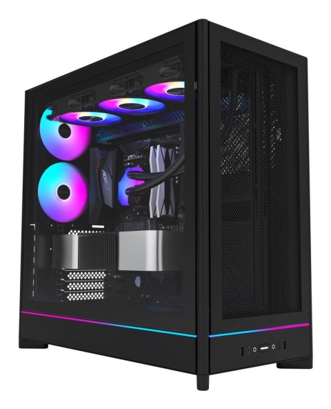 Obudowa PC Montech HS01 PRO, Midi-Tower, ATX, aRGB, Szkło Hartowane