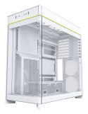 Obudowa PC Montech HS02, Midi-Tower, ATX, Szkło hartowane, ARGB - biała