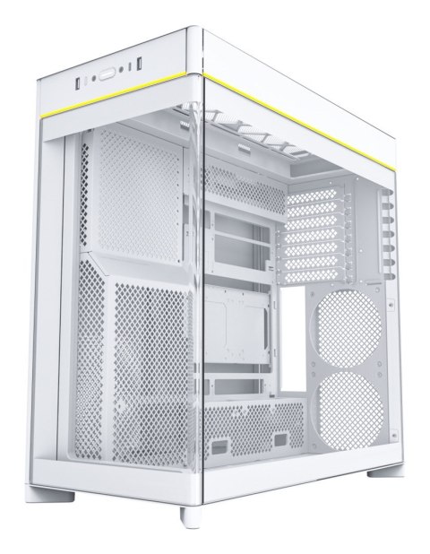 Obudowa PC Montech HS02, Midi-Tower, ATX, Szkło hartowane, ARGB - biała Obudowa PC Montech HS02, Midi-Tower, ATX, Szkło hartowane, ARGB - biała