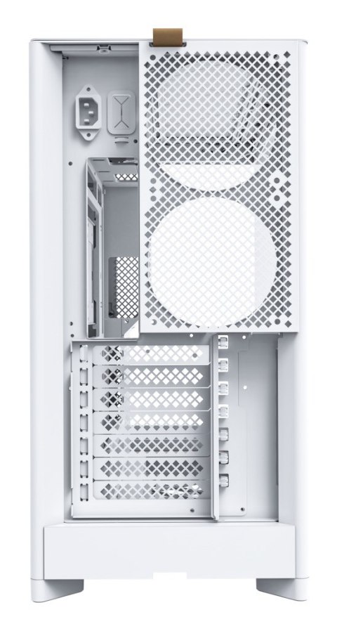 Obudowa PC Montech HS02, Midi-Tower, ATX, Szkło hartowane, ARGB - biała Obudowa PC Montech HS02, Midi-Tower, ATX, Szkło hartowane, ARGB - biała
