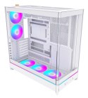 Obudowa PC Montech HS02 PRO, Midi-Tower, ATX, Szkło hartowane, ARGB - biała