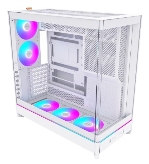 Obudowa PC Montech HS02 PRO, Midi-Tower, ATX, Szkło hartowane, ARGB - biała Obudowa PC Montech HS02 PRO, Midi-Tower, ATX, Szkło hartowane, ARGB - biała