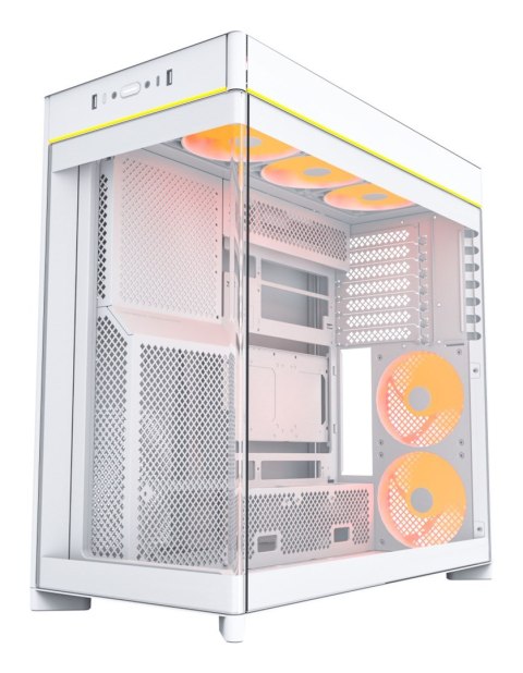 Obudowa PC Montech HS02 PRO, Midi-Tower, ATX, Szkło hartowane, ARGB - biała Obudowa PC Montech HS02 PRO, Midi-Tower, ATX, Szkło hartowane, ARGB - biała