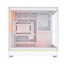 Obudowa PC Montech HS02 PRO, Midi-Tower, ATX, Szkło hartowane, ARGB - biała