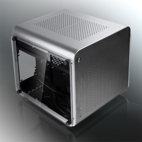 Obudowa Raijintek METIS EVO TG Mini-ITX, Szkło Hartowane - srebrne