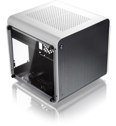 Obudowa Raijintek METIS EVO TG Mini-ITX, szkło hartowane - biała