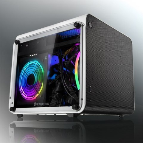 Obudowa Raijintek METIS EVO TG Mini-ITX, szkło hartowane - biała