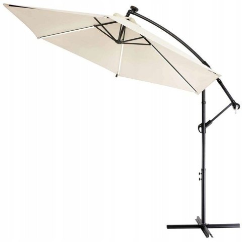 Parasol ogrodowy na wysięgniku 3m duży beżowy