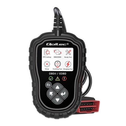 Qoltec Cyfrowy Tester diagnostyczny ProLine | OBD2 EOBD | Polskie MENU | 8V-25V | Dual System Qoltec Cyfrowy Tester diagnostyczny ProLine | OBD2 EOBD | Polskie MENU | 8V-25V | Dual System