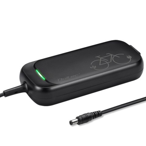 Qoltec Szybka Ładowarka do roweru skutera elektrycznego 36V | 42V | 2A | 5.5*2.5 | wodoodporna +kabel zasilający Qoltec Szybka Ładowarka do roweru skutera elektrycznego 36V | 42V | 2A | 5.5*2.5 | wodoodporna +kabel zasilający