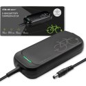 Qoltec Szybka Ładowarka do roweru skutera elektrycznego 36V | 42V | 2A | 5.5*2.5 | wodoodporna +kabel zasilający