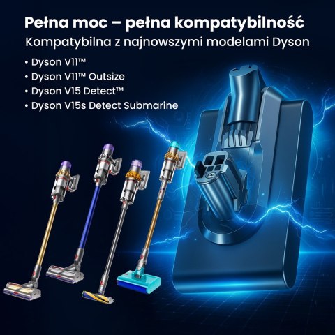 Bateria, akumulator do odkurzacza Dyson V11 (Click type) 25.2V 4000mAh