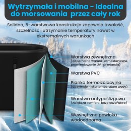 Extralink Ice Bath | Wanna do morsowania | 160x85x65cm