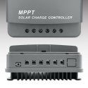 Solarny regulator ładowania MPPT z czujnikiem temperatury Qoltec 30A 12V/24V LCD 2xUSB Bluetooth APP GEL LiFePO4