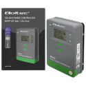 Solarny regulator ładowania MPPT z czujnikiem temperatury Qoltec 30A 12V/24V LCD 2xUSB Bluetooth APP GEL LiFePO4