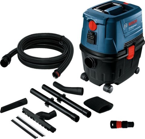 BOSCH ODKURZACZ 1100W 15L GAS 15 PS AUTOMATYCZNE GNIAZO ZASILAJĄCE