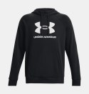 Bluza z kapturem Under Armour Rival Fleece Logo Hoodie - black/white